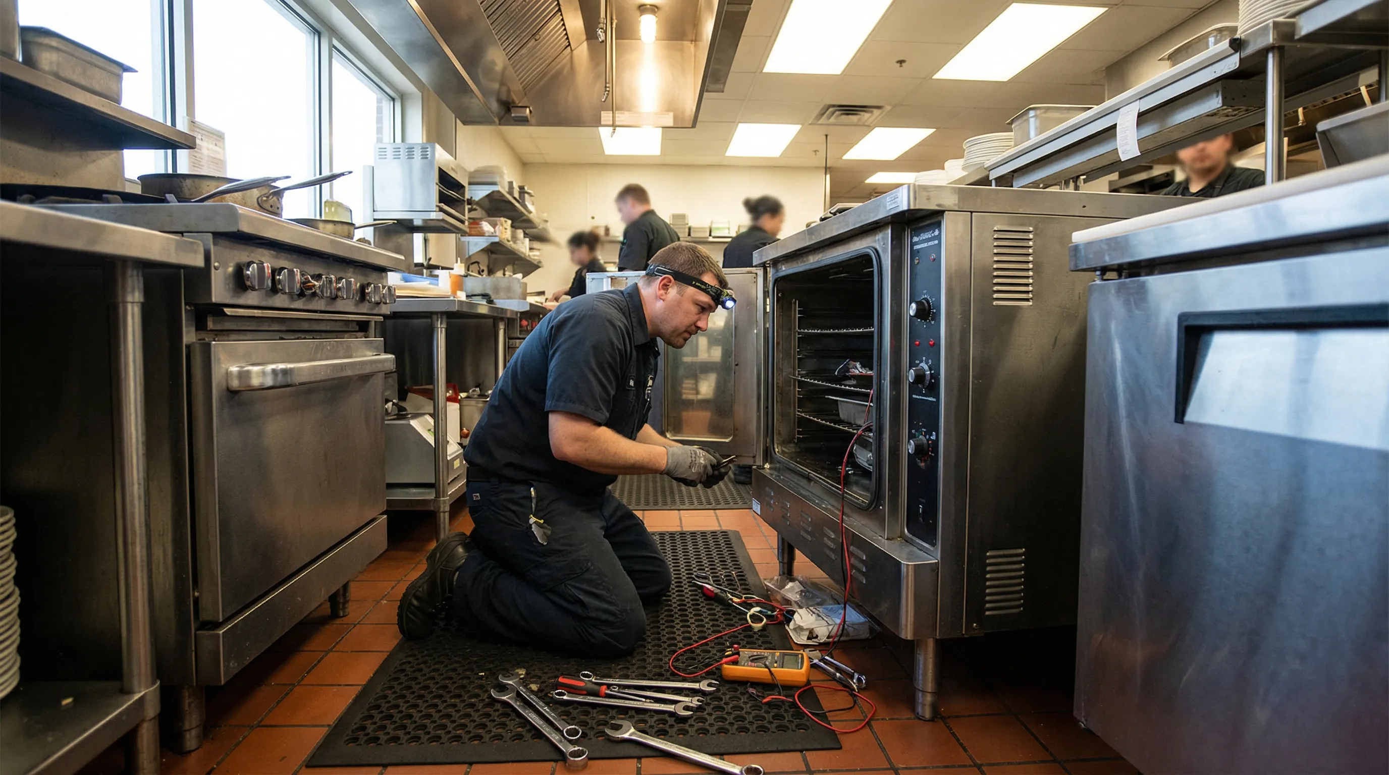 Commercial Food Equipment field service professional at work